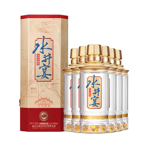 [정품]쉐징팡, 수정연(水井坊. 水井宴) 52%Vol. 500ml