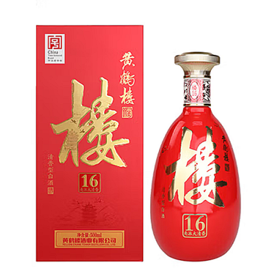 [정품]황허뤄주(黄鹤楼酒) 루16(楼16) 500ml, 53%Vol