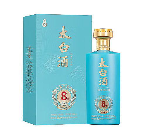 [정품]타이바이주. 진실연분8(太白酒. 真实年份·8) 52%vol. 500ml