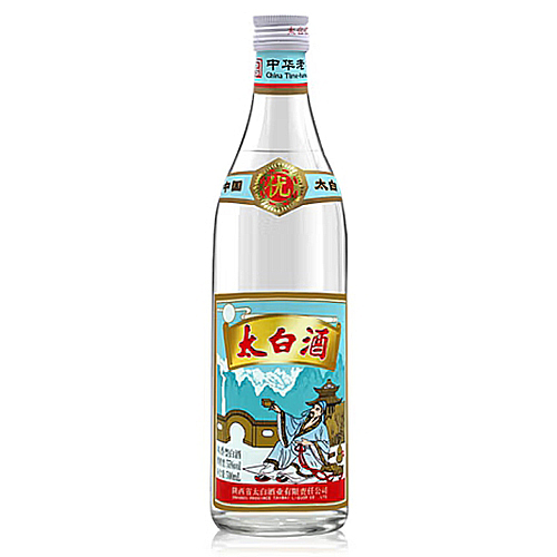 [정품]타이바이주. 우급태백(太白酒. 优级太白) 55%vol. 500ml