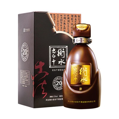 [정품]헝쉐이라오바이간(衡水老白干) 고법20(古法20) 500ml, 52%vol