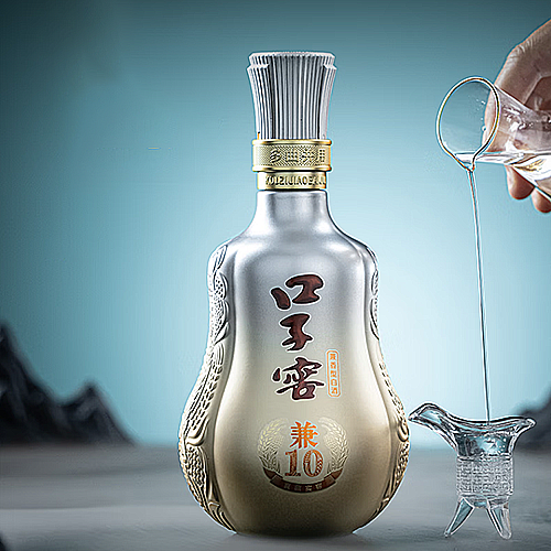 [정품]커우즈쟈오(口子窖). 겸10(兼10) 500ml, 50%Vol