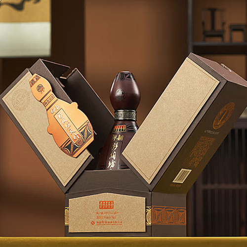 [정품]양샤오차이타오팡(仰韶彩陶坊),천시기념판(天时纪念版) 50ml 70%vol + 450ml 46%vol