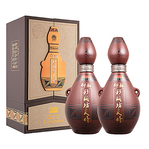 [정품]양샤오차이타오팡(仰韶彩陶坊),천시기념판(天时纪念版) 50ml 70%vol + 450ml 46%vol