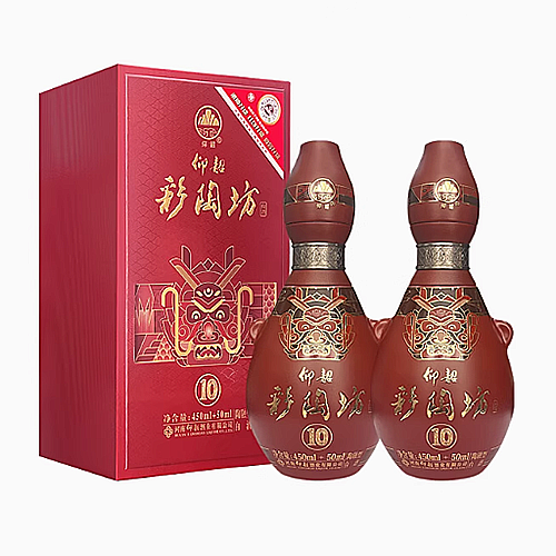 [정품]양샤오차이타오팡(仰韶彩陶坊), 10용두(10龙头) 48% 450ml+53% 50ml