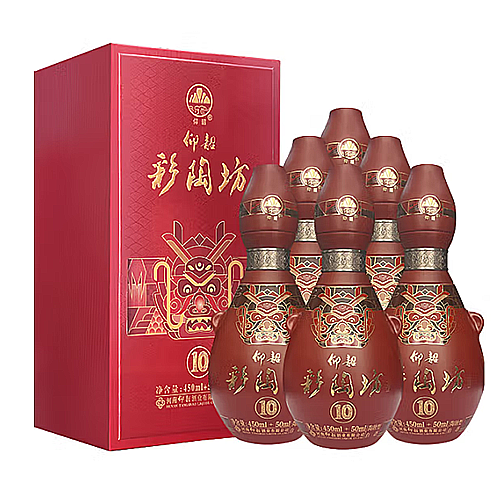 [정품]양샤오차이타오팡(仰韶彩陶坊), 10용두(10龙头) 48% 450ml+53% 50ml