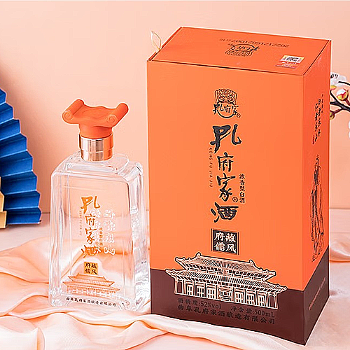 [정품]콩푸쟈주(孔府家酒). 부장유풍(府藏儒风) 500ml, 52%vol.