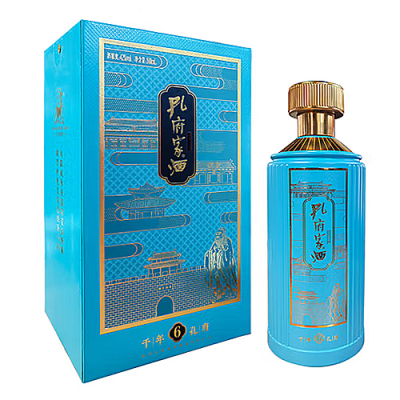 [정품]콩푸쟈주(孔府家酒). 천년공부6(千年孔府6) 500ml, 42%vol.