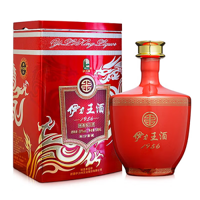 [정품]이리터(伊力特), 이력왕주1956 홍왕(伊力王酒1956 红王) 500ml, 50%Vol,