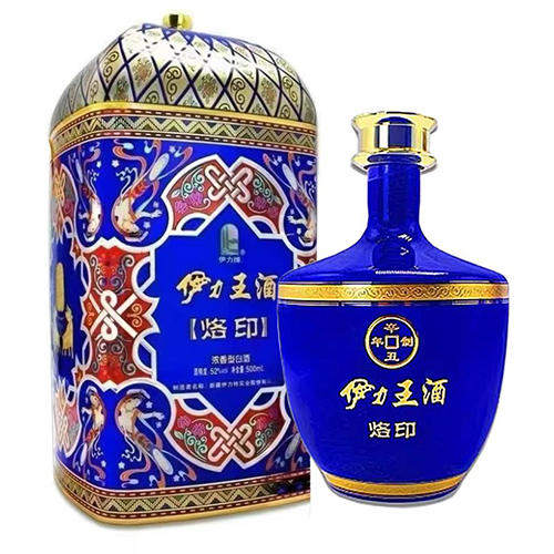 [정품]이리터(伊力特), 이력왕주(伊力王酒) 낙인람왕(烙印蓝王) 500ml, 52%Vol,