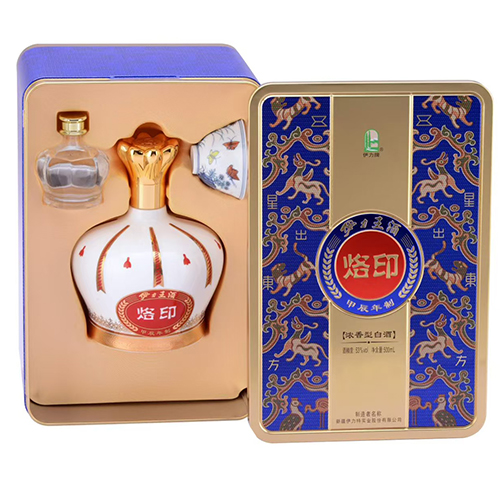 [정품]이리터(伊力特), 이력왕주(伊力王酒) 낙인황관(烙印皇冠) 500ml, 53%Vol.