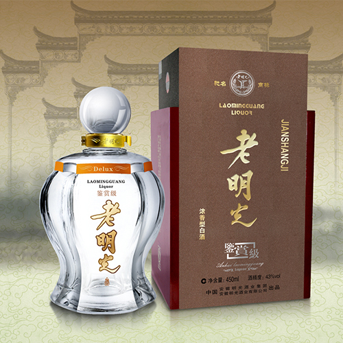 [정품]밍광주(明光酒), 감상급(鉴赏级) 500ml, 43%Vol.