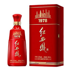 [정품]시펑주(西凤酒). 홍서봉1978(红西凤1978) 52%Vol. 500ml