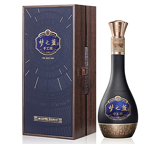 [정품]양허란스징덴(洋河蓝色经典) 몽지람(梦之蓝) 수공반 대사(手工班 大师) 52%Vol. 500ml