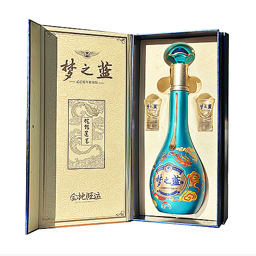 [정품]양허란스징덴(洋河蓝色经典) 몽지람(梦之蓝) 금사왕운(金蛇旺运) 52%Vol. 550ml