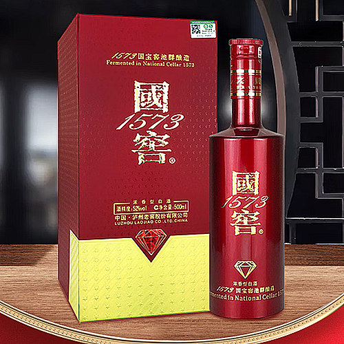 [정품]궈자오1573(国窖1573) 국보홍(国宝红) 52%vol. 500ml