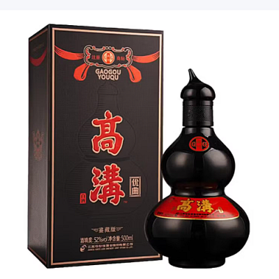 [정품]진스옌(今世缘) 고구흑호로(高沟黑葫芦) 500ml, 52%Vol