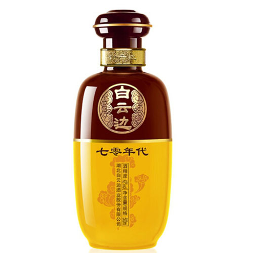 [정품]바이윈볜(白云边) 70년대(七零年代) 500ml. 53%vol.