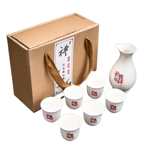 (酒具) 바이주 술잔 세트 (도자기, 9종 디자인)