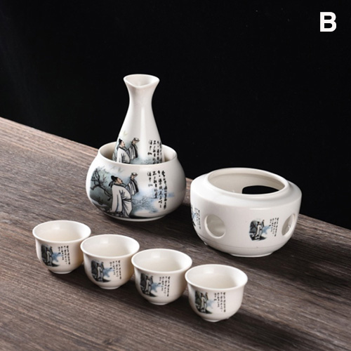 (酒具)바이주 술잔 세트 (도자기, 황주겸용, 11종 디자인)