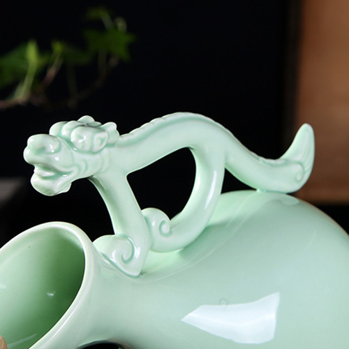 (酒具)바이주 술잔 세트 (도자기, 1+10)