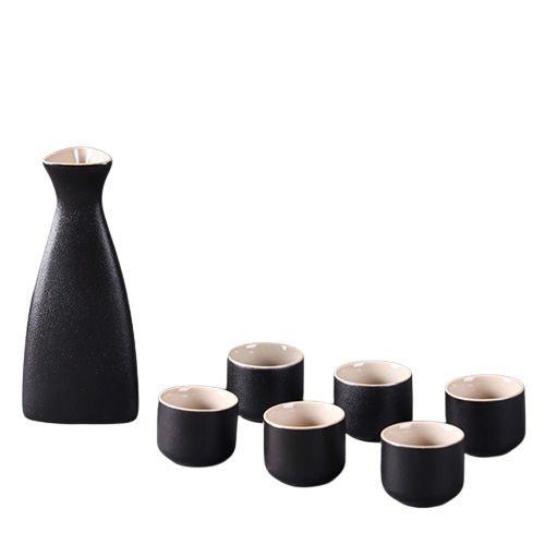 (酒具)바이주 술잔 세트 (도자기, 1+6, 10종 디자인)