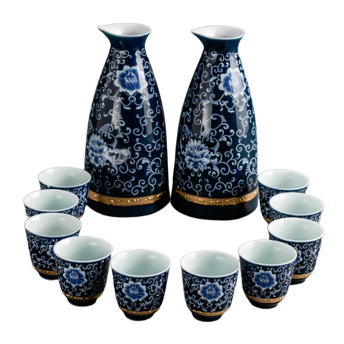 (酒具)바이주 술잔 세트 (도자기, 4종 디자인)