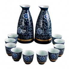 (酒具)바이주 술잔 세트 (도자기, 4종 디자인)