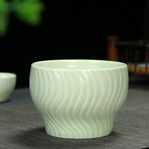(酒具)바이주 술잔 세트 (온주용 도자기, 1+4set)
